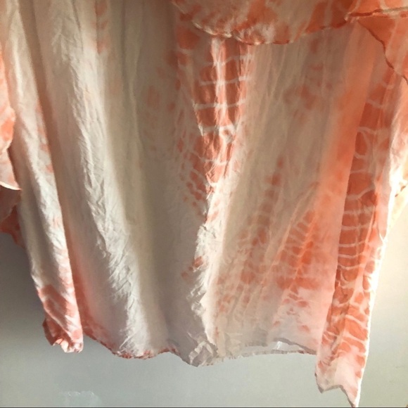 Guess strapless Silk high to low Tie dye dress - Picture 6 of 9